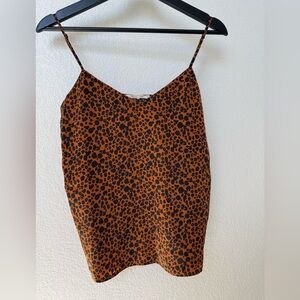 Scotch & Soda Maison Scotch Summer Edition Leopard Print Camisole Top, Small